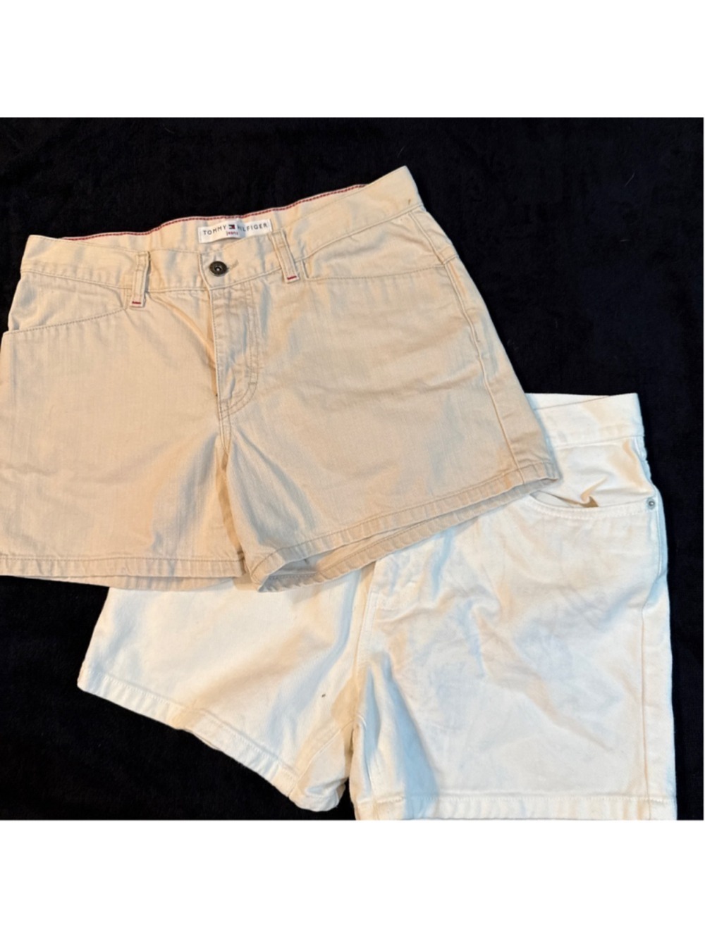 Women's Tommy Hilfiger shorts bundle Beige & White Denim Shorts Size 10